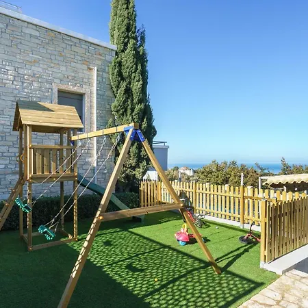 Villa Free Breakfast At Oak Luxury With Heated Pool, Playground And Pool Table Tria Monastiria